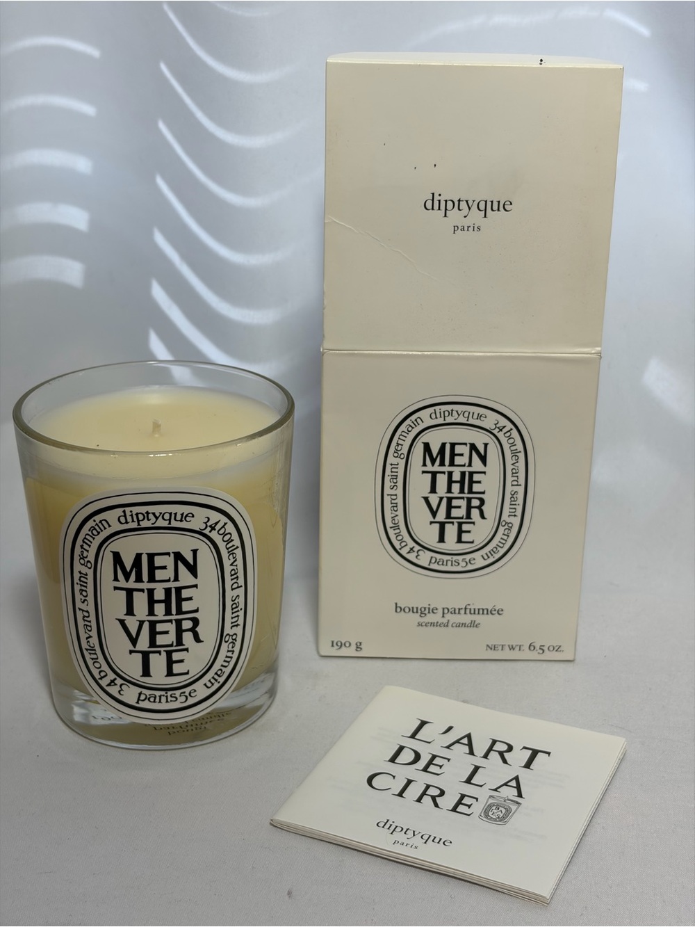NEW DIPTYQUE PARIS Menthe Verte Candle